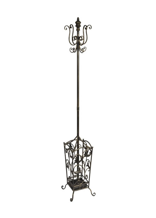 Black Sturdy Coat Stand