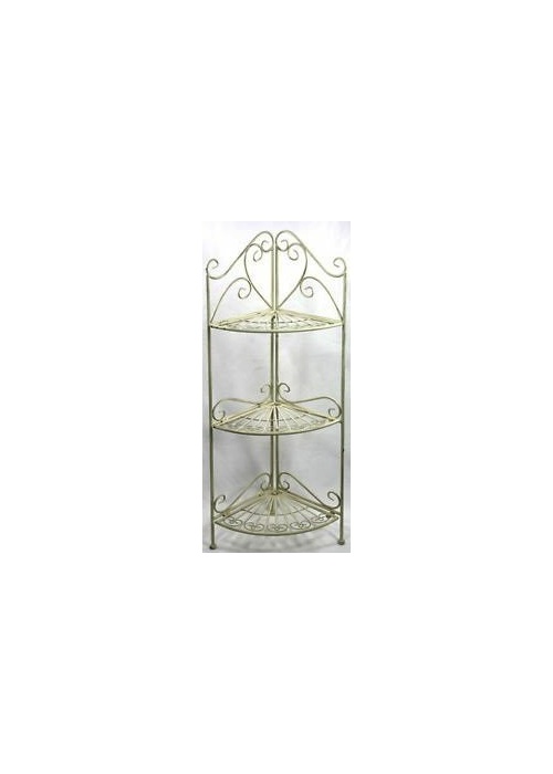 3 Tier Metal Corner Shelf