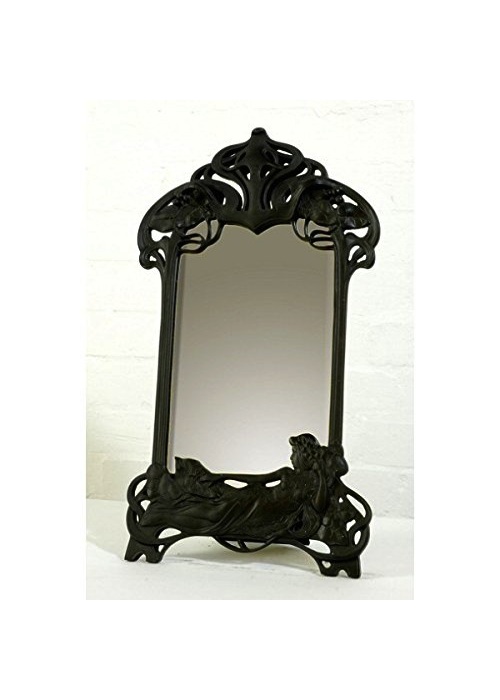 Black Art Deco Style Mirror