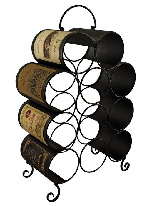 Black Wine Rack