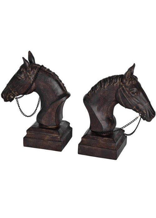 Bronze Horse Bookends