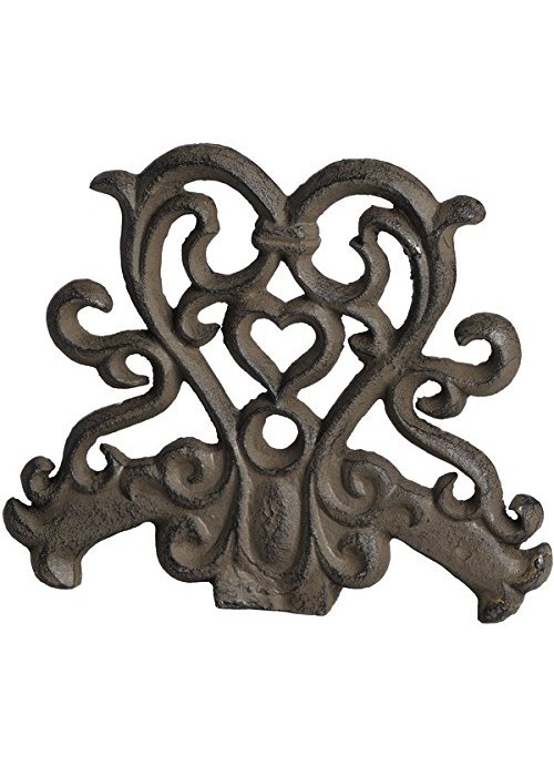 Cast Iron Heart Doorstop