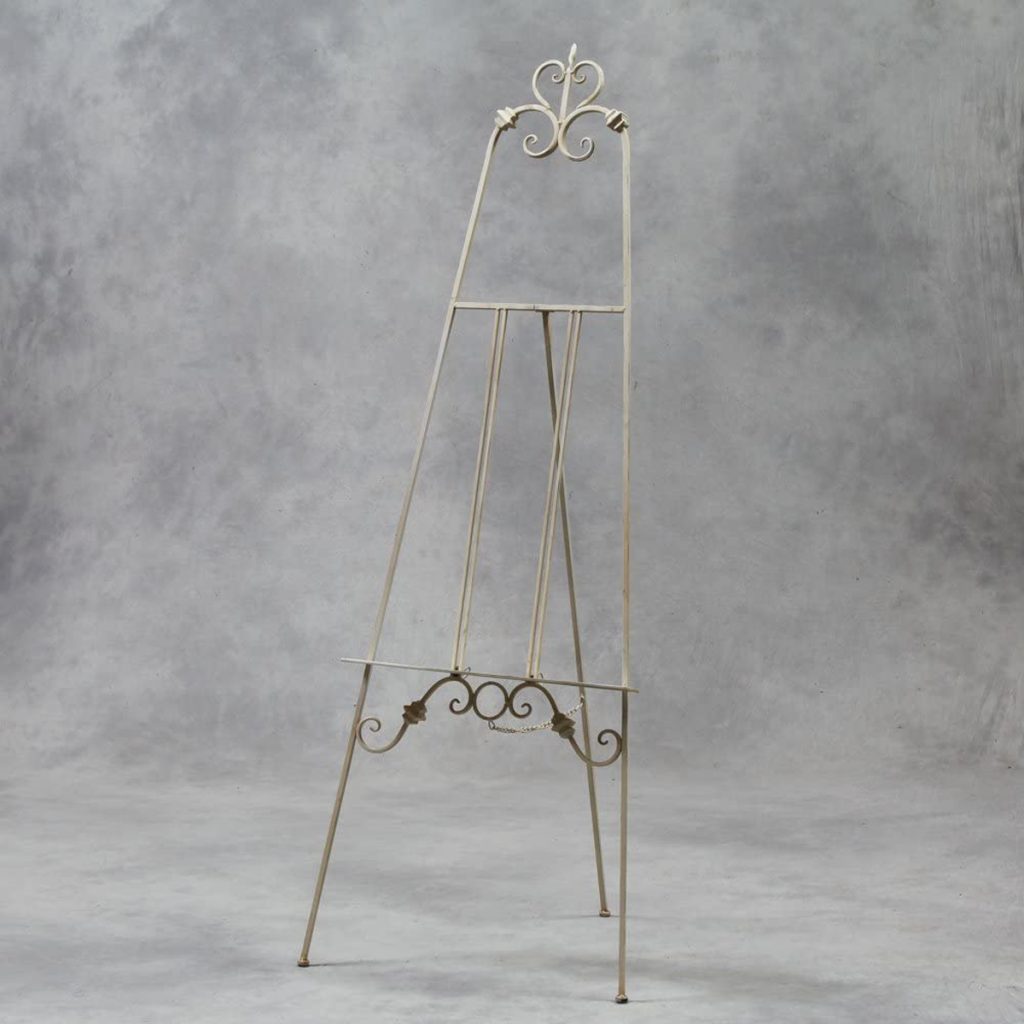 Freestanding Easel Stand Antique White