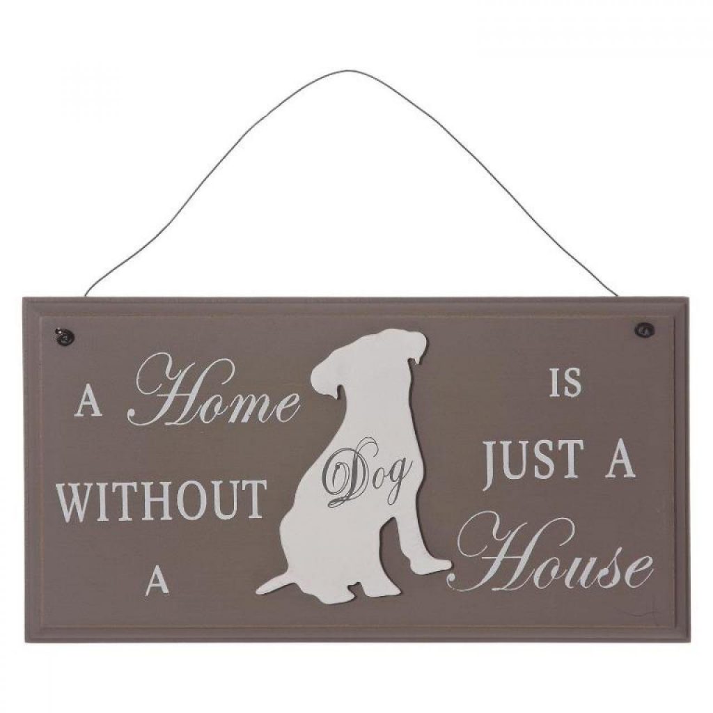 Home without a dog sign