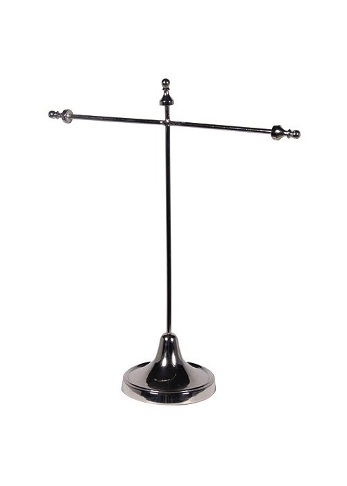 chrome tall jewelry stands