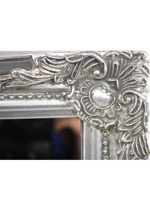 Small Silver Mirror - Close Up