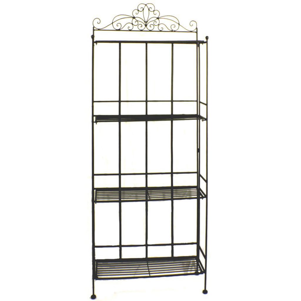 Vintage Style Black 4 Tier Shelf 3