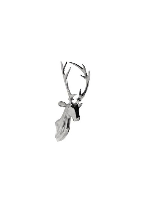 Wall Mounting Stags Head in Chrome