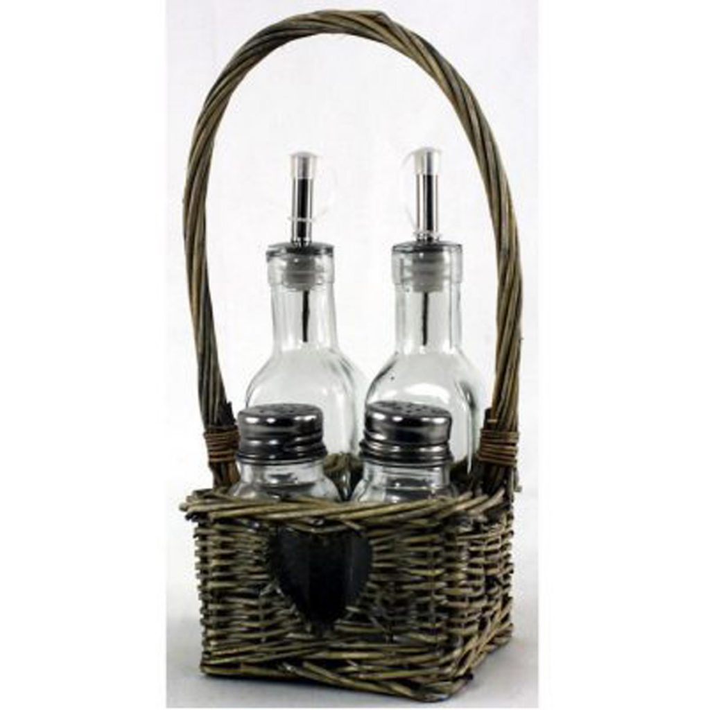 Basket Condiment Set 1