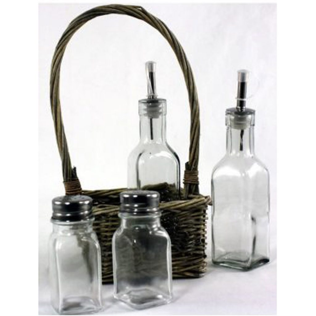 Basket Condiment Set 3