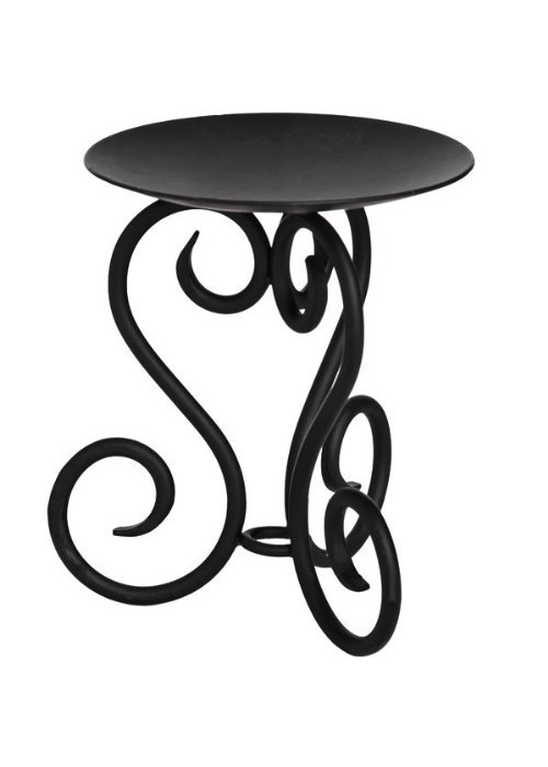 Black Metal Candle Holder Free Standing