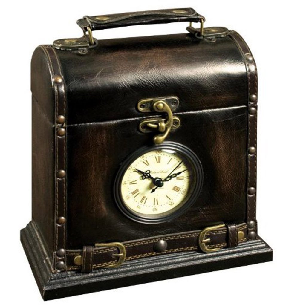 Brown Box Clock