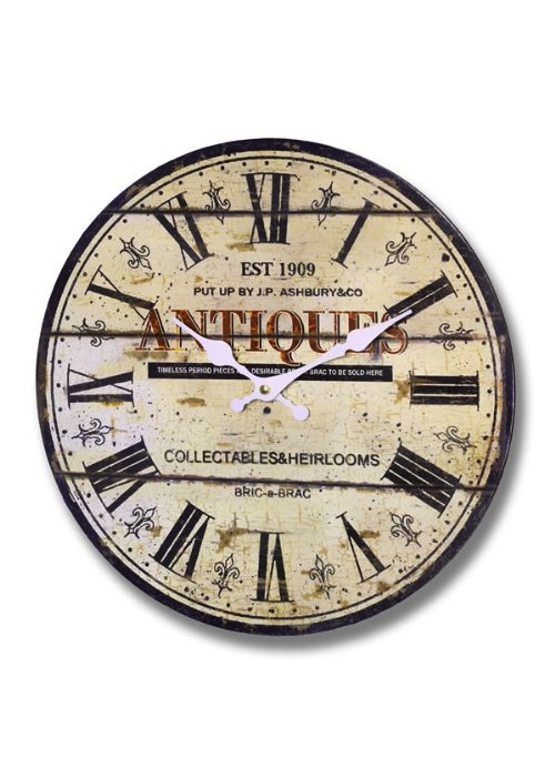 Cream Antiques Clock