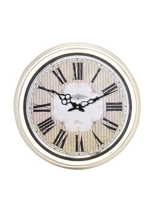 Cream Shabby Chic Wall Clock