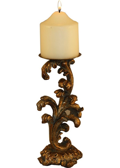 Decorative Gold Candle Holder