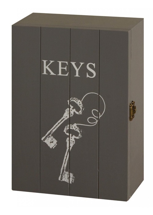 Grey Key Cabinet