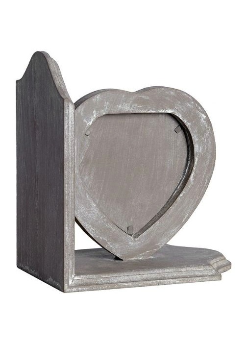 Heart Photo Frame Bookends 2