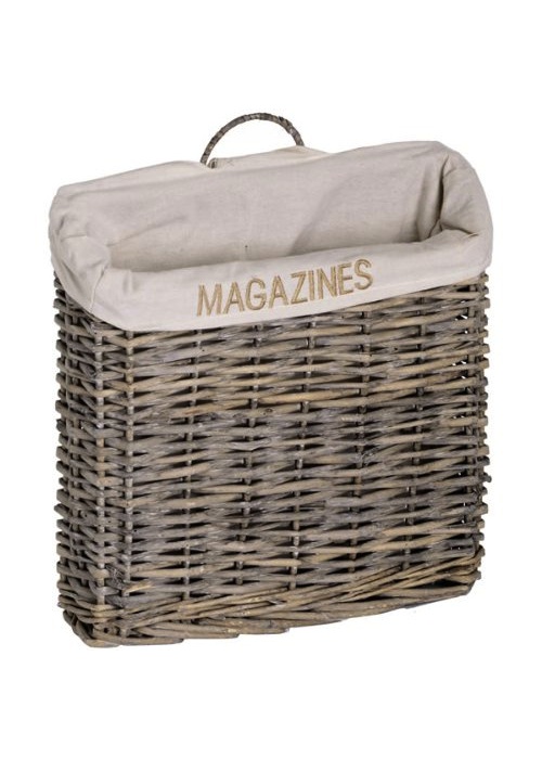 Wicker Magazine Basket