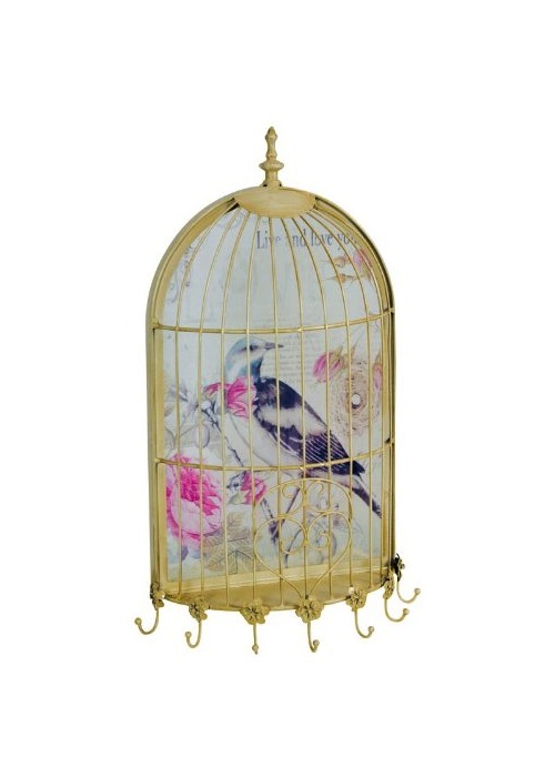 Bird Cage Jewellery Holder