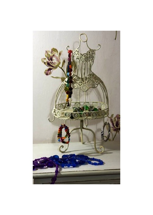 Cream Mannequin Jewellery Stand