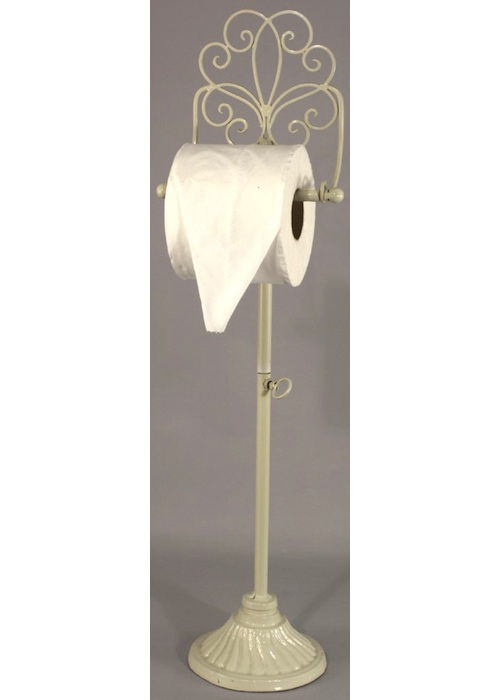 Cream Toilet Roll Stand