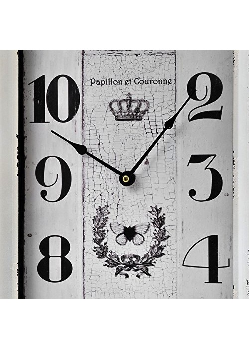 Rectangular White Clock 2