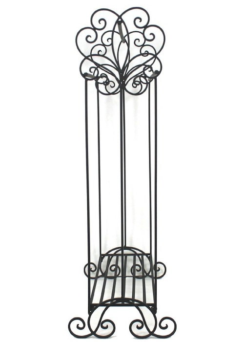 Standing Towel Rail Black 3