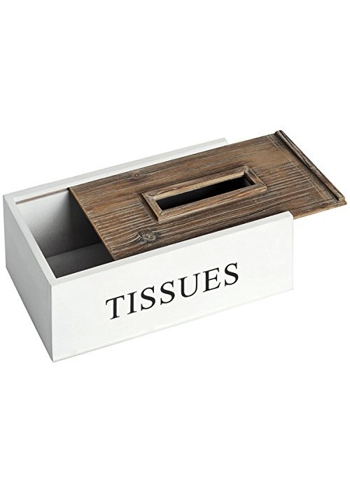 Wooden Tissue Box Cover 2