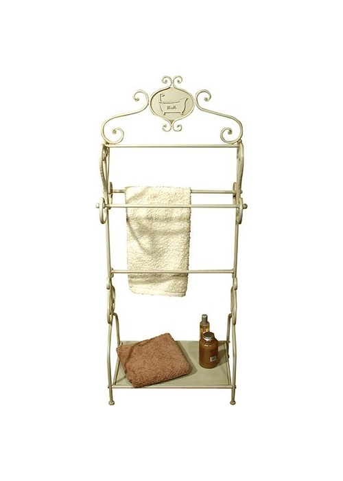 Cream Bath Towel Rail