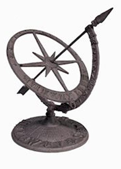 3667 cast iron sun dial