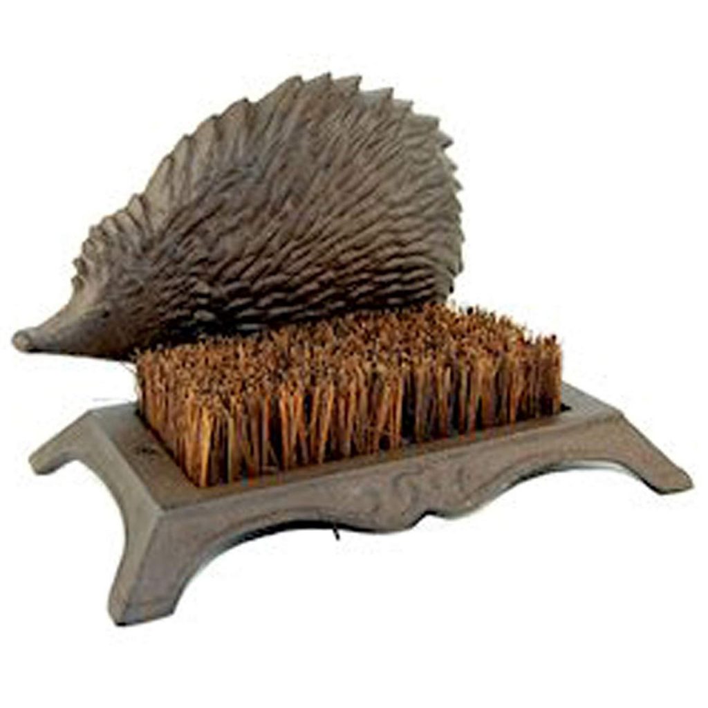 Rustic Sturdy Hedgehog Brush Boot Scraper Interior Flair