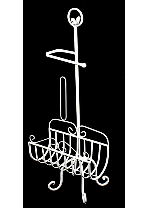 AHL013_2 bird white metal toilet roll holder