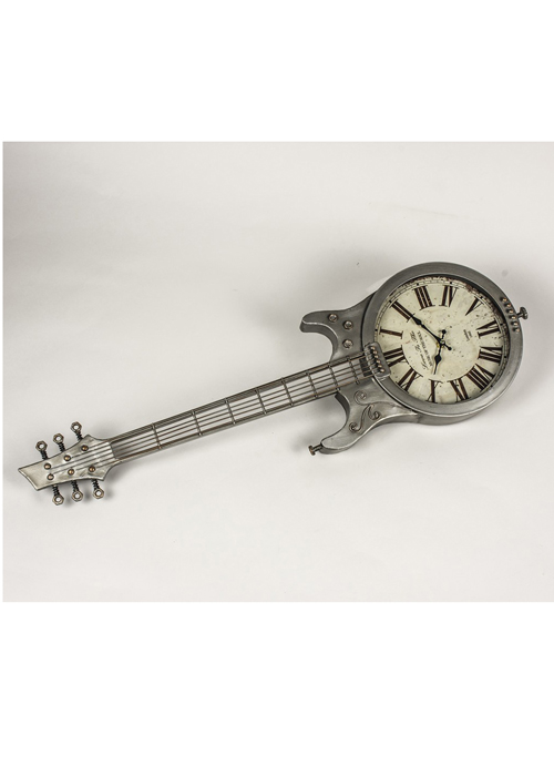 EGN001_2 metal guitar wall clock