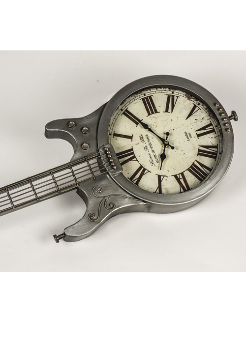 EGN001_3 metal guitar wall clock