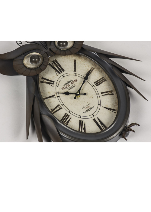 EGN003_2 owl wall clock