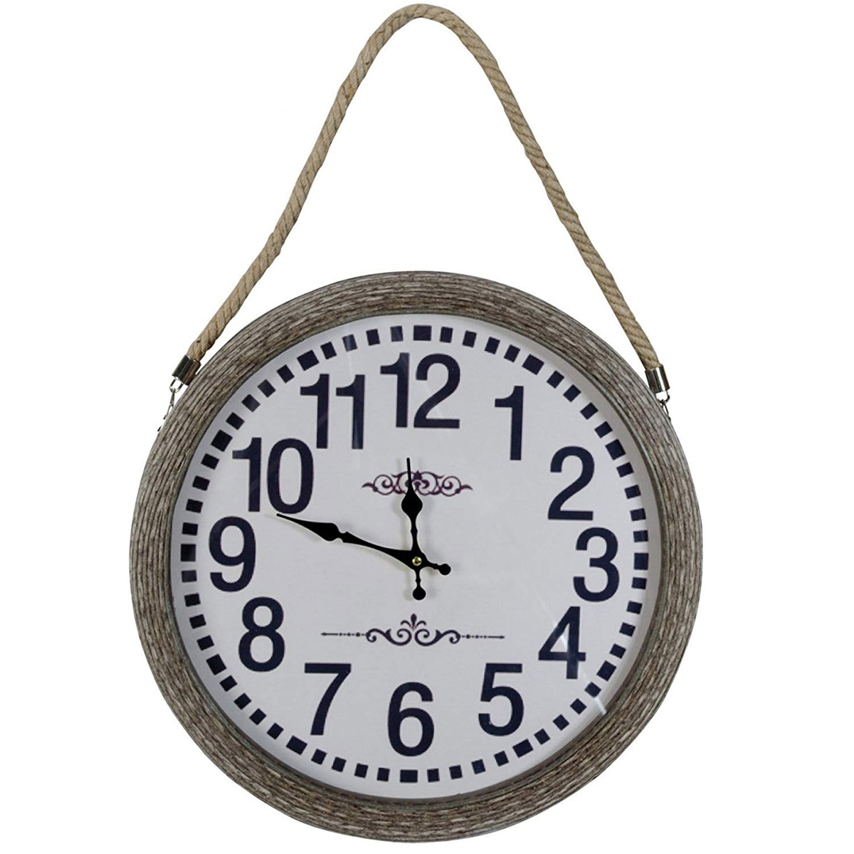 MNX247__1 rope wall clock - Interior Flair