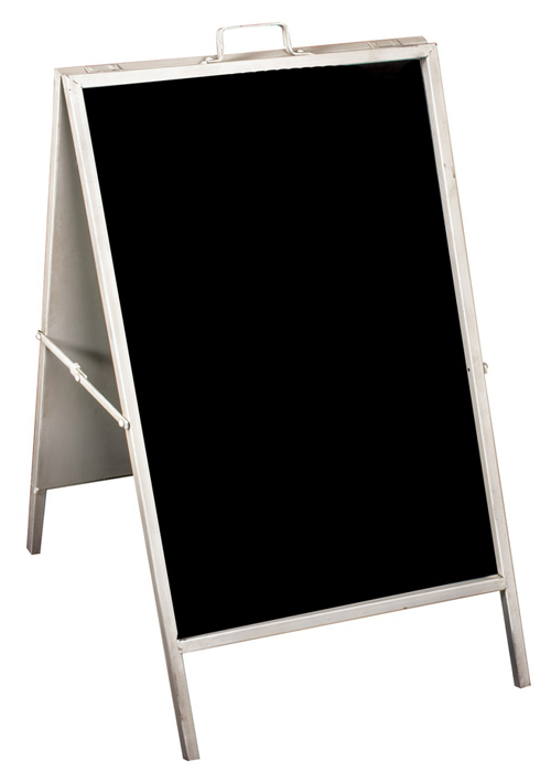 SHU090 white A frame display stand - Interior Flair