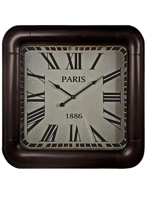 WBD007_1 paris large brown wall clock