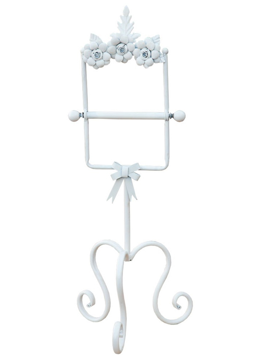 kf834aya white shabby chic toilet roll holder