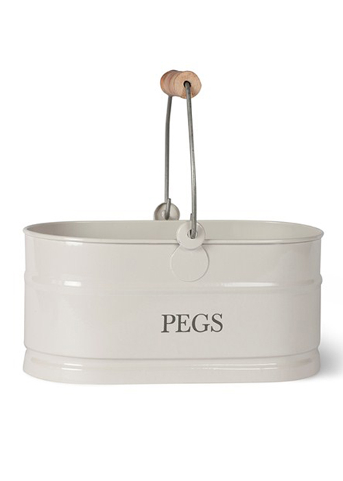 pegs cream bucket