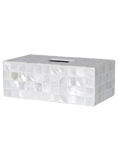 rectangle mosaic tissue box holder