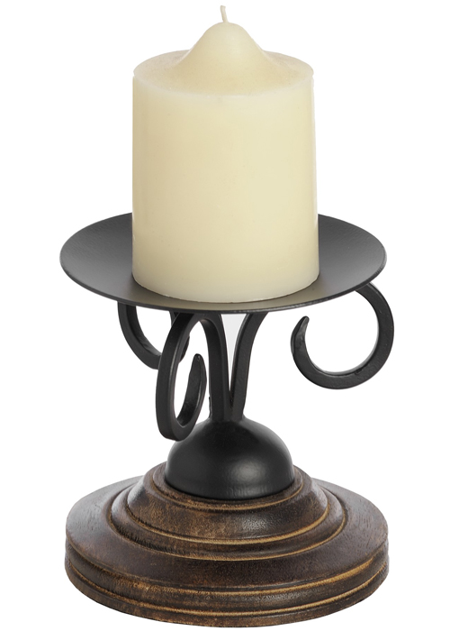 11253 Rustic Gothic Style Candle Holder