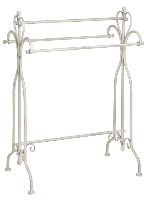 15435 antique white towel rail