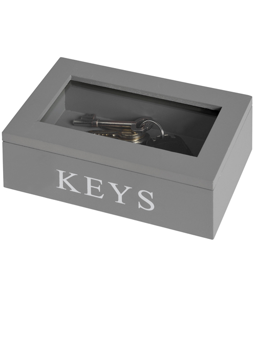 15802-a grey white wood glass key storage