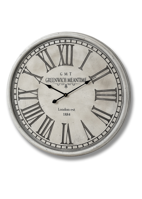 16340 Extra Large Greenwich Grey Wall Clock