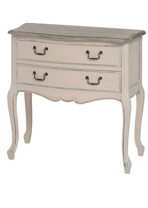 16786 Country Style Grey 2 Drawer Chest