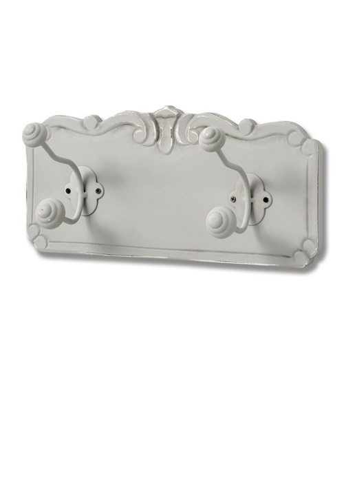 17053 Sturdy Shabby Chic Grey Fleur Hooks