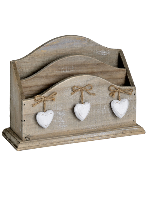 7864 letter rack with hearts