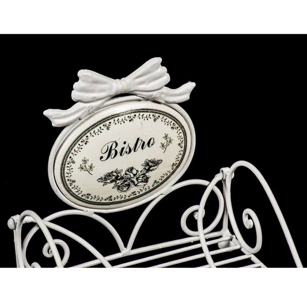 Bistro Napkin Serviette Holder White a