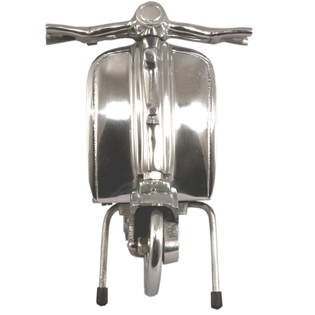 HV002-3 Vintage Retro Aluminium Scooter Ornament